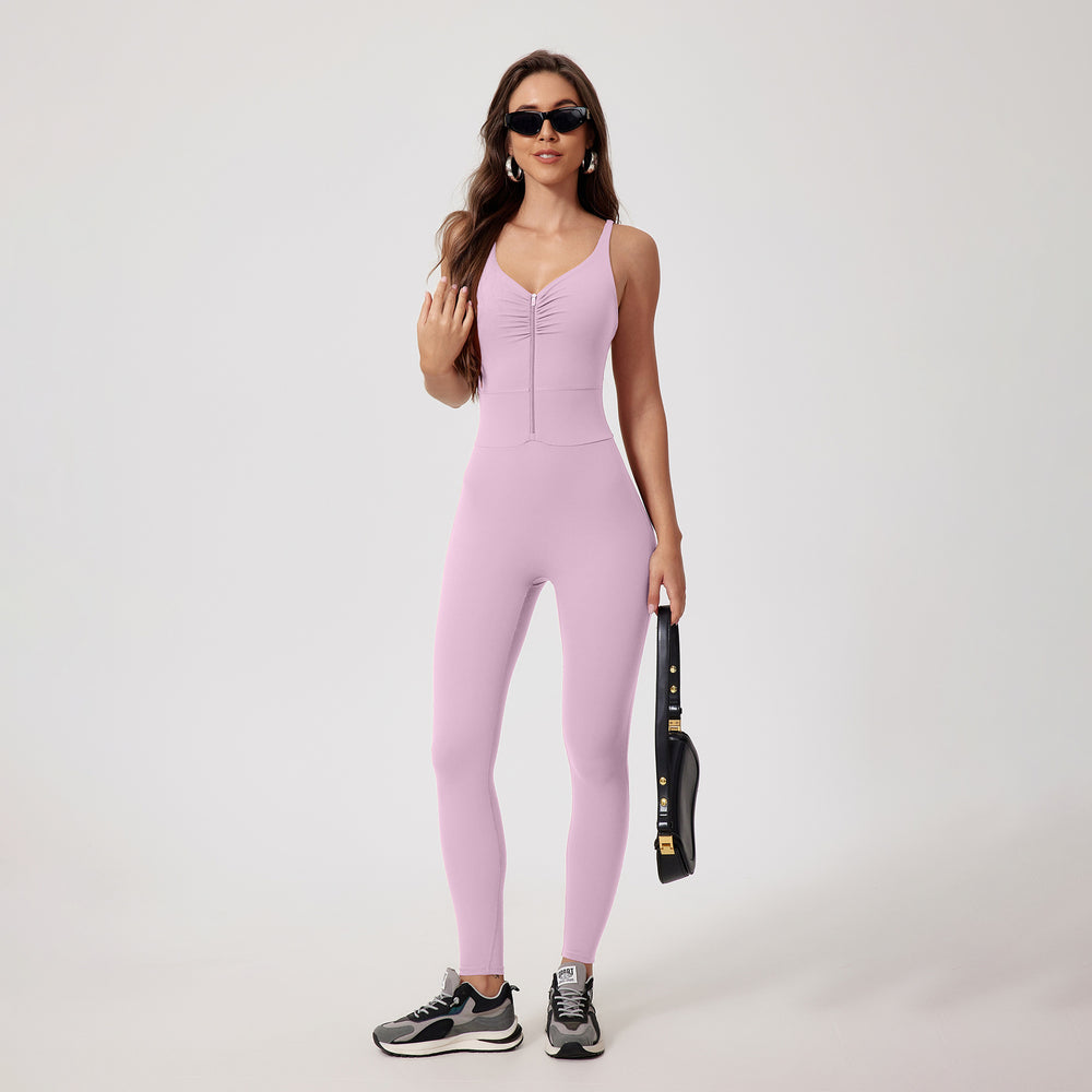 Reissverschluss  Yoga Jumpsuit