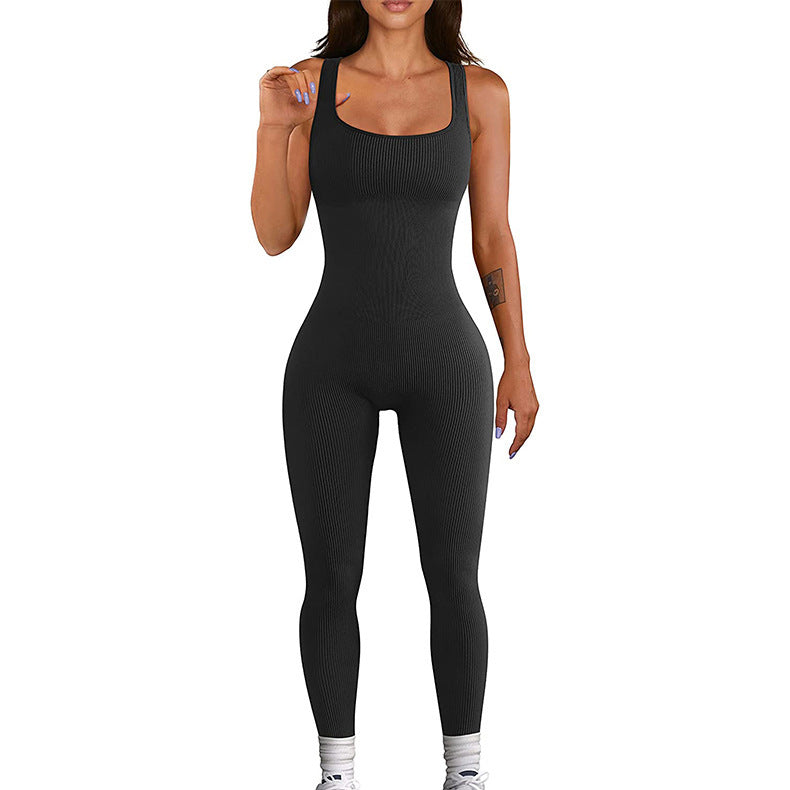 Jumpsuit Yoga Fitness Trainingshose Enge Hüfte