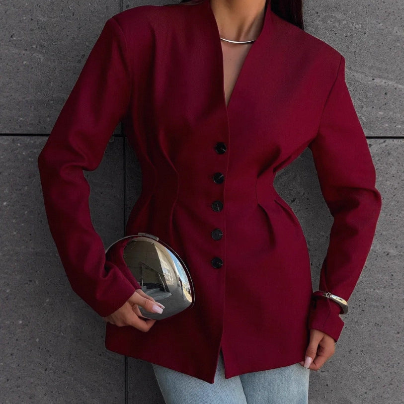 Elegante Blazer mit Statement-Knöpfen