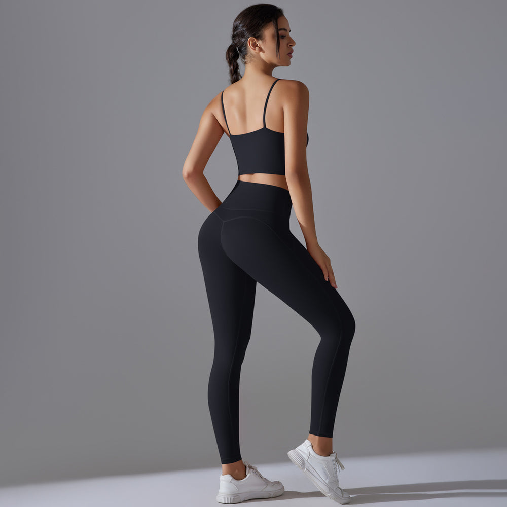 Hochintensiver Fitness Pilates Laufsport Sling Top Anzug