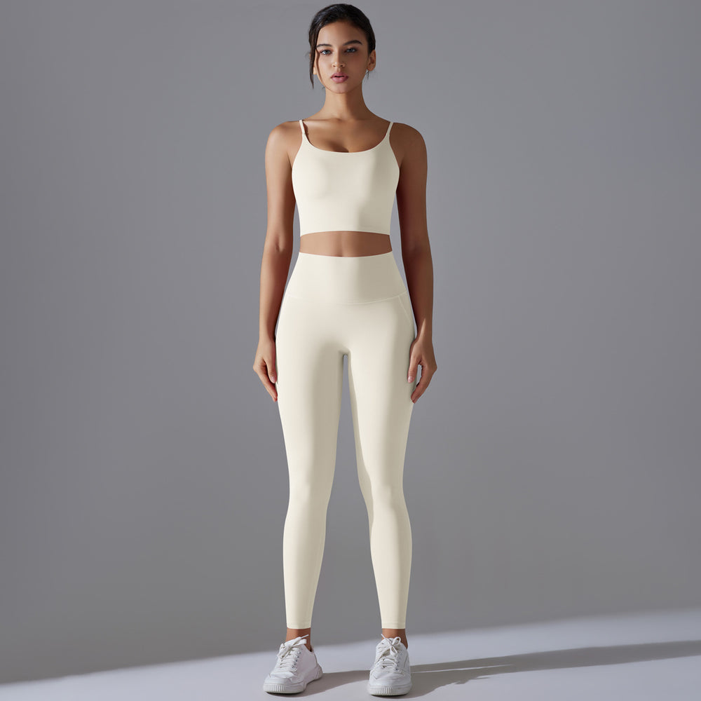 Hochintensiver Fitness Pilates Laufsport Sling Top Anzug