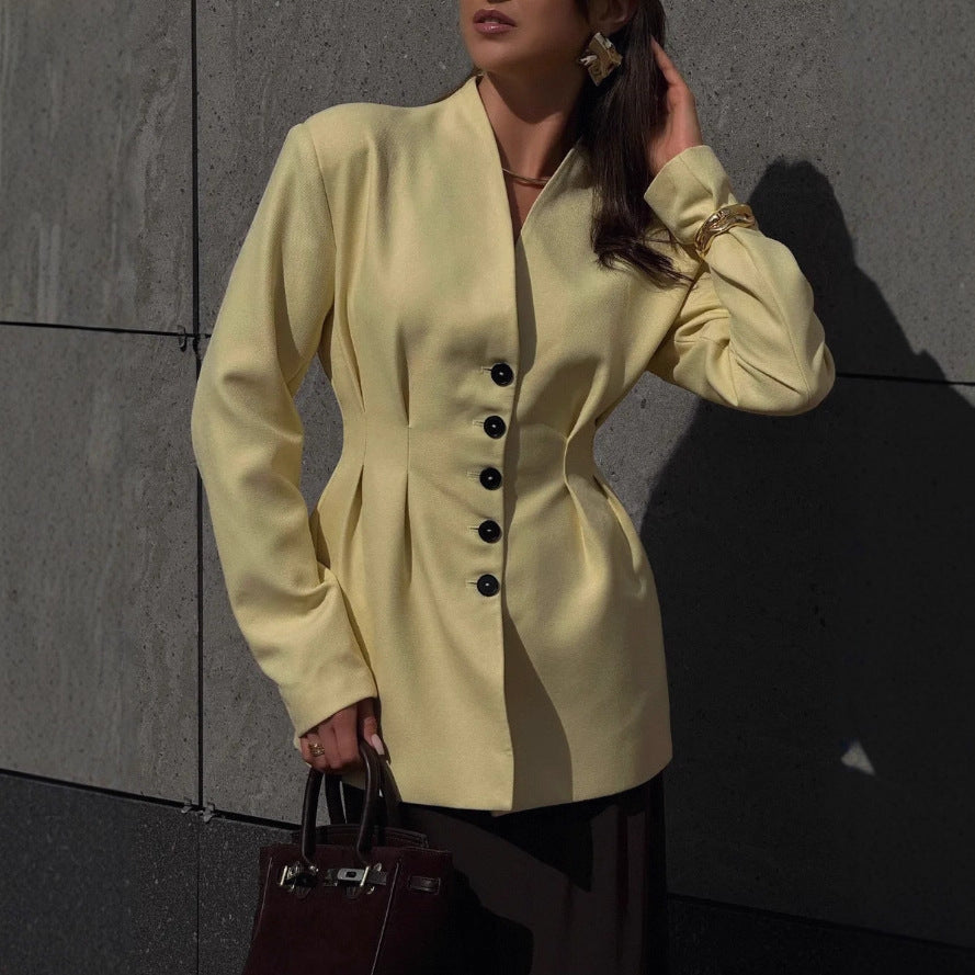 Elegante Blazer mit Statement-Knöpfen