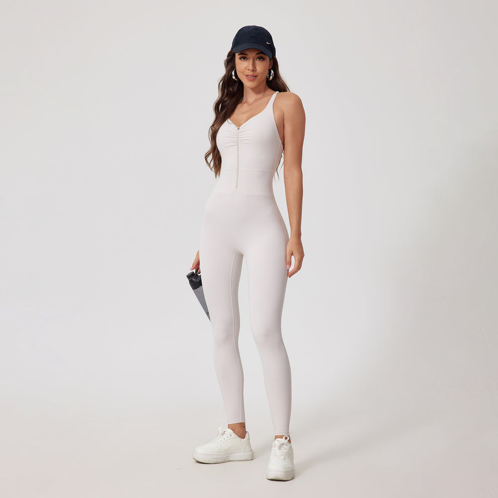 Reissverschluss  Yoga Jumpsuit