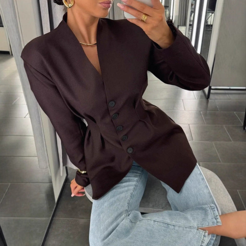 Elegante Blazer mit Statement-Knöpfen